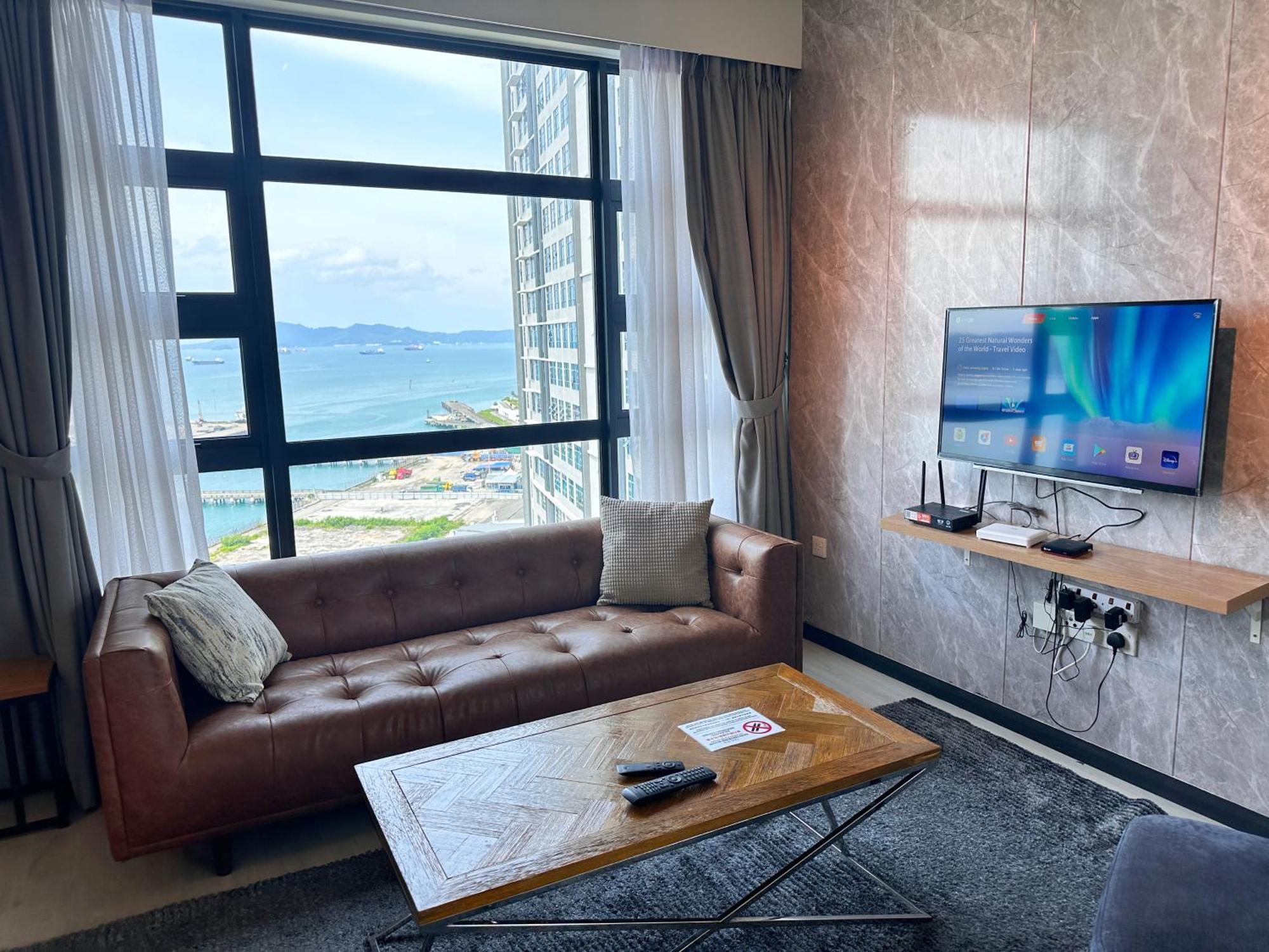 Seaview Luxury Condo Homestay 2Bed 2Bath Jesselton Quay By R2 Residence Kota Kinabalu Kültér fotó